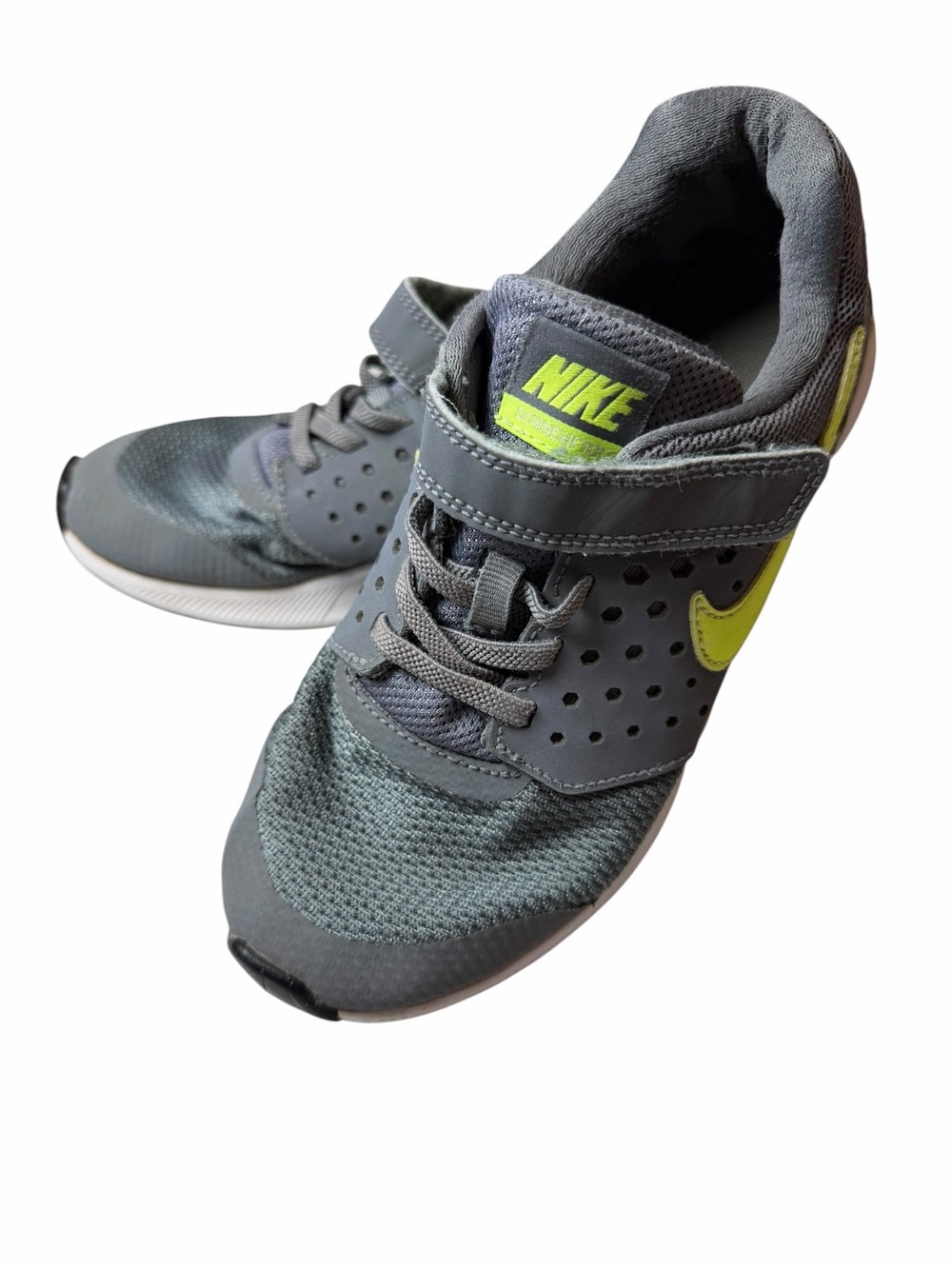 Nike Kids Gray & Volt Lightweight Sneaker
